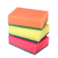 Colored kitchen sponges