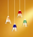 Colored lamps