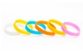 Colored latex glowing light-bracket bracelet