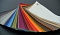 Colored leather sample Royalty Free Stock Photo