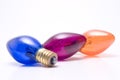 Colored Light Bulbs Royalty Free Stock Photo