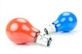 Colored Light Bulbs Royalty Free Stock Photo