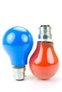 Colored Light Bulbs Royalty Free Stock Photo