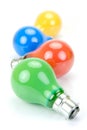 Colored Light Bulbs Royalty Free Stock Photo