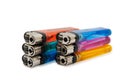 Colored lighters Royalty Free Stock Photo