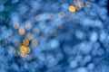 Colored lights Christmas garlands. Colorful abstract background. Blur and bokeh Royalty Free Stock Photo