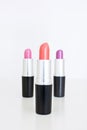 Colored lipsticks Royalty Free Stock Photo