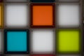 Colored Luminous Squares