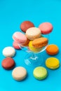 Colored macaroons Royalty Free Stock Photo