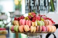 Colored macaroons Royalty Free Stock Photo