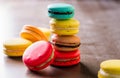 Colored macaroons