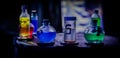 Colored Magic Potions