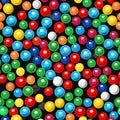 colored marbles, AI-generatet Royalty Free Stock Photo