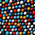 colored marbles, AI-generatet Royalty Free Stock Photo