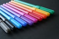 Colored Markers set Royalty Free Stock Photo