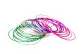 Colored metal bangles jewellery