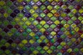 Colored mosaic wall tile background Royalty Free Stock Photo