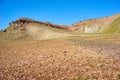 Colored mountains in Kichik-Alai valley Royalty Free Stock Photo