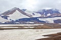 Colored mountains of the volcanic landscape of Landmannalaugar. Iceland Royalty Free Stock Photo