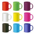 Colored mugs