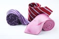 Colored neckties Royalty Free Stock Photo