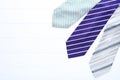 Colored neckties Royalty Free Stock Photo