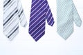 Colored neckties Royalty Free Stock Photo