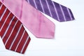 Colored neckties Royalty Free Stock Photo