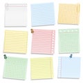 Colored Notebook Paper