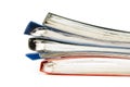 Colored office files Royalty Free Stock Photo