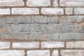 Colored old painted brickwork wall texture background Royalty Free Stock Photo