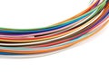 Colored optical fibers