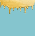 Colored paint dripping Royalty Free Stock Photo