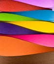 Colored paper background shapes Royalty Free Stock Photo