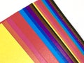 Colored Paper Selection Royalty Free Stock Photo