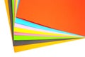 Colored paper set. creativity and creativity. background geometric abstraction Royalty Free Stock Photo