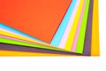 Colored paper set. creativity and creativity. background geometric abstraction Royalty Free Stock Photo