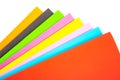 Colored paper set. creativity and creativity. background geometric abstraction Royalty Free Stock Photo