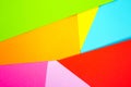 Colored paper set. creativity and creativity. background geometric abstraction Royalty Free Stock Photo