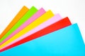 Colored paper set. creativity and creativity. background geometric abstraction Royalty Free Stock Photo