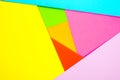 Colored paper set. creativity and creativity. background geometric abstraction Royalty Free Stock Photo
