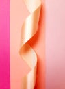 Colored papers and ribbon Royalty Free Stock Photo
