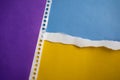 colored papers to use as a graphic resource or background. Royalty Free Stock Photo