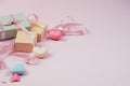 colored pastel emotion love perls hearts boxes gift little cars greeting holiday day Valentines