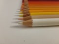 Colored pencil circle Royalty Free Stock Photo