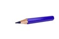 Colored pencil isolated on pure white background Royalty Free Stock Photo