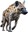 Colored-pencil sketch of a hyena. AI-Generated.