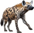 Colored-pencil sketch of a hyena. AI-Generated.