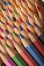 Colored Pencils Abstract! Royalty Free Stock Photo