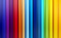Colored pencils as a background. 3d rendering, 3d illustration. Royalty Free Stock Photo